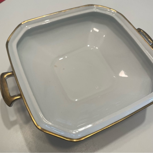 Antique Art Deco J&G Meakin Square Covered Serving Dish - Picture 5 of 6